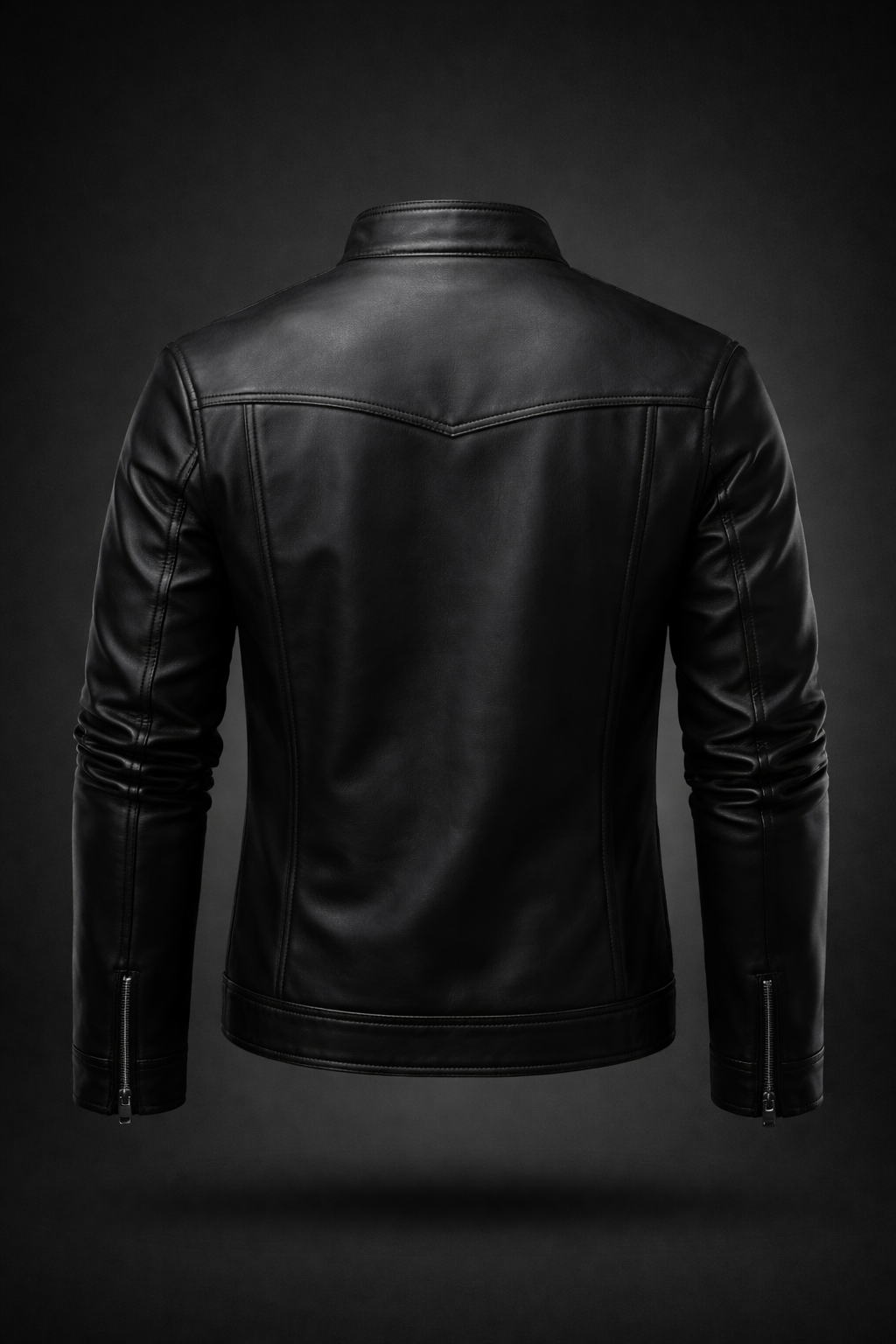 Black Leather Jacket V8